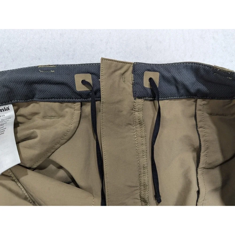 Patagonia Mens Shorts Size 38 Nylon Blend Khaki